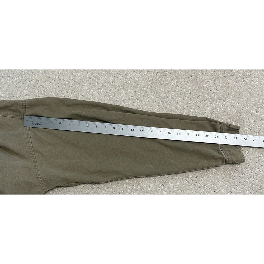 Vintage Chaps Ralph Lauren Light Brown Chore Coat Jacket Corduroy Collar Large - Picture 12 of 13
